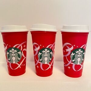 Starbucks 2021 Reusable Red Holiday Cup Celebrating 50 Years Limited Edition